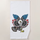 Search for american flag beach towels Bald eagle