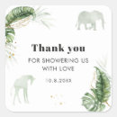 Search for green elephant baby shower stickers Modern