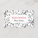 Search for music business cards Disc jockey