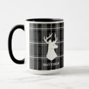 Search for black stag mugs Black and white