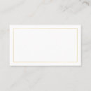 Search for blank place cards Plain