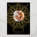 Search for photo frames cards Black and gold