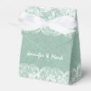 Search for mint green favour boxes Vintage