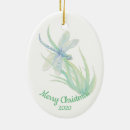 Search for dragonfly christmas tree decorations Watercolor