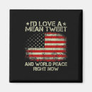 Search for tweeting magnets Political