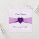 Search for 33rd anniversary invitations Amethyst