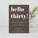 Search for brown birthday invitations Trendy
