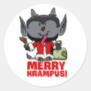 Search for the krampus stickers Vintage christmas