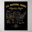 Search for national park map art Wildlife camping