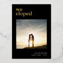 Search for classic wedding announcement cards We eloped