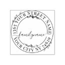 Search for round rubber stamps Simple typography