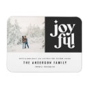 Search for black holiday magnets Typography