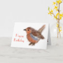 Search for robin birthday cards Redbreast