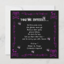 Search for soiree halloween invitations Skull
