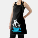 Search for coffee cup aprons Black