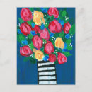 Search for vases postcards Blue