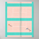 Search for tennis court posters Pink