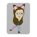 Search for pink cats magnets Adorable