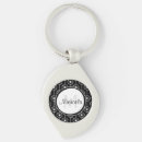 Search for hearts black and white key rings Modern