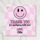 Search for party favour tags Pink