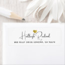 Search for monogram heart return address labels Cute
