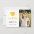 Search for yellow graduation invitations Simple