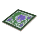 Search for art nouveau purple tiles Floral