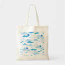Search for fluffy white bags Blue sky