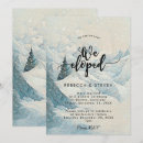 Search for mountain wedding announcement cards Forest