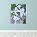 Search for iris flowers canvas prints Botanical