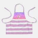 Search for purple unicorn aprons Glitter