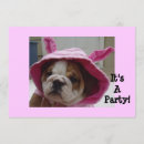 Search for english bulldogs invitations Party
