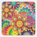 Search for psychedelic flowers stickers Abstract