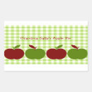 Search for gingham apple stickers Fruit