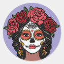 Search for día de muertos stickers Catrina