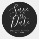 Search for round wedding save the dates Black