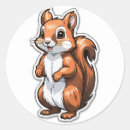 Search for adorable squirrel stickers Animal