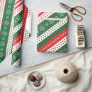 Search for red snowflakes wrapping paper Retro