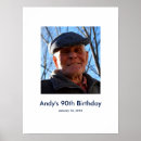 Search for 90th birthday supplies party posters Ninetieth
