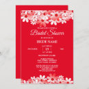 Search for white floral bridal shower invitations Elegant