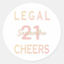 Search for legal stickers Typography