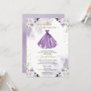 Search for purple unique quinceanera invitations Floral
