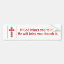 Search for cross bumper stickers Religion