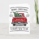 Search for vintage christmas cards red