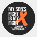 Search for leukemia awareness stickers Orange