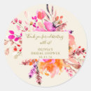 Search for bright flower stickers Bridal shower
