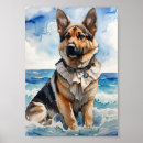 Search for german shepherd posters Beach