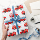Search for firetruck wrapping paper Cute