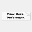 Search for hope bumper stickers Prayer