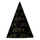 Search for new year party supplies Black and gold